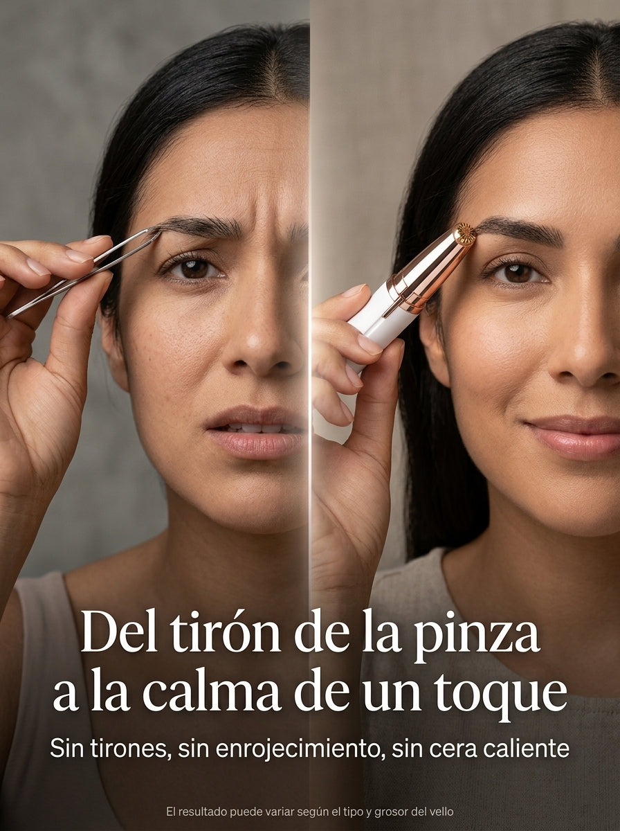 Depilador Eléctrico de Cejas — sec_02_transformacion
